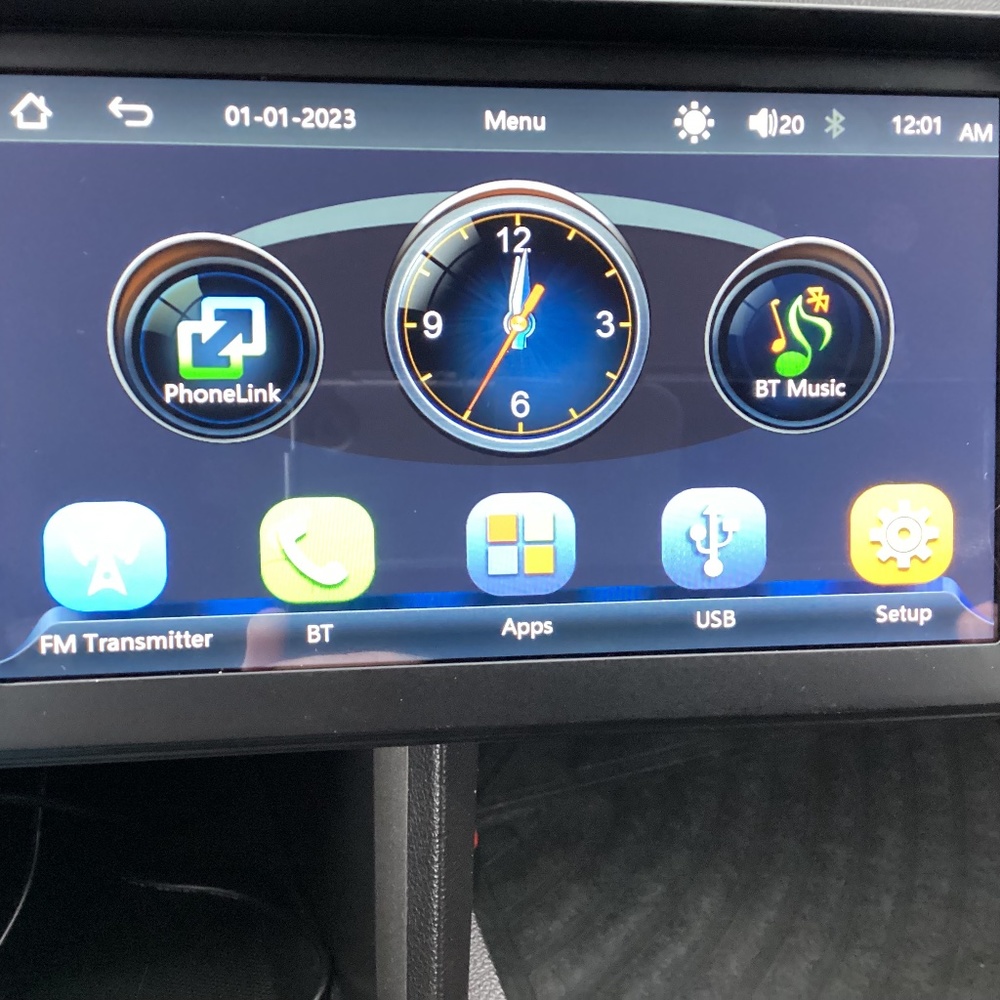 Portable MP5 wireless carplay android auto player